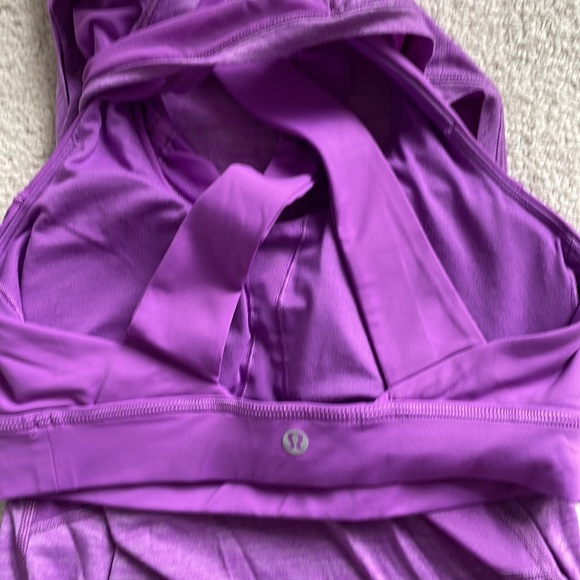 Lululemon work the circuit tank in Heathered Moonlit Magenta - Picture 12 of 13
